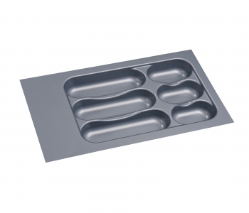 30x49 Patterned Gray Antibacterial Cutlery Rest